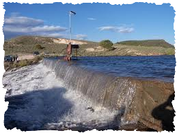 The dam at Panguitch Lake, Utah